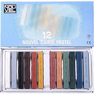 Pastel Seco Nouvel Carre - 12 Colores A