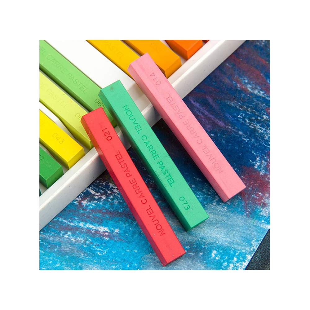 Pastel Seco Nouvel Carre - 48 Colores - Caja de Madera