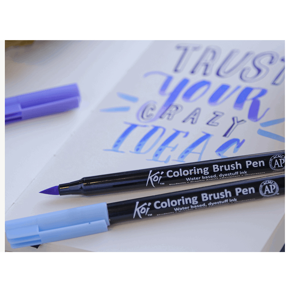 Sakura Koi Set 6 Marcadores Coloring Brush Pens; Nature...