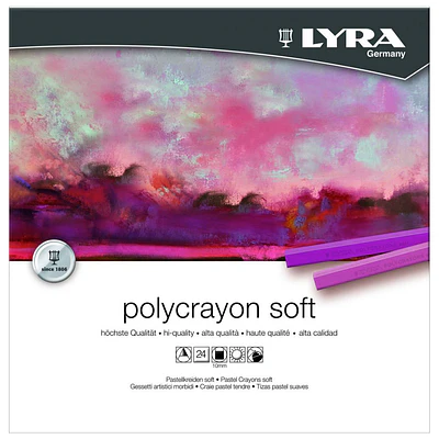 Lyra - Polycrayons - Set 24 Pasteles Seco Blandos