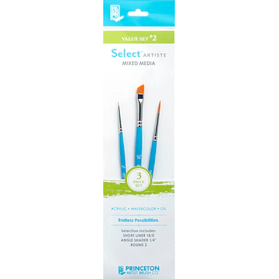 Set De Pinceles Princeton - 3 Un - Artist Value 2
