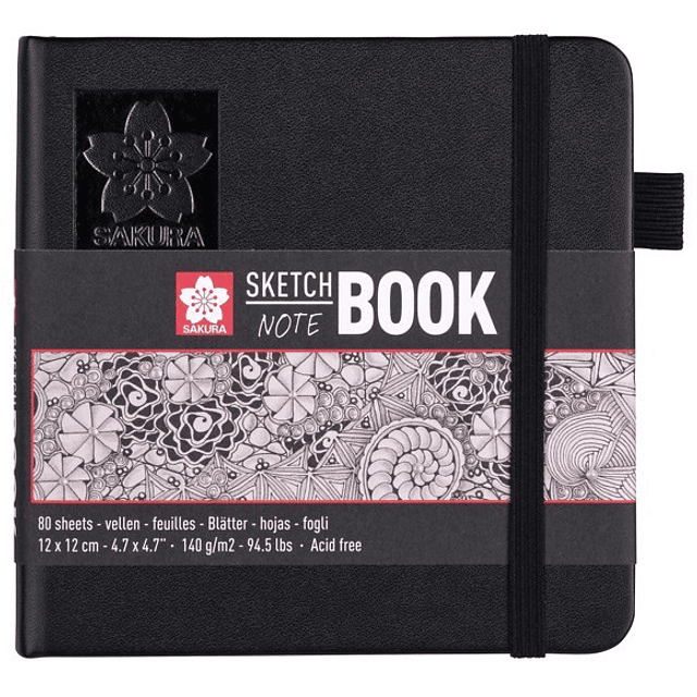 Sakura Sketch Book - Papel Crema 12x12 Cm - 140G - 80hj.