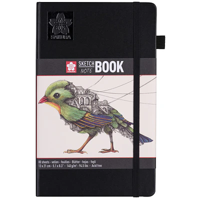 Sakura - Sketch Book Papel Crema 13x21 Cm - 140G - 80hj