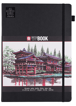Sakura Sketch Book - Papel Crema 21x30 Cm - 140G - 80hj.