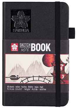 Sakura Sketch Book - Papel Crema 9X14 Cm - 140G - 80HJ.