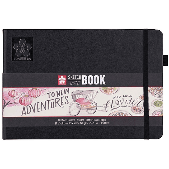 Sakura Sketch Book - Papel Crema 21X14,8 Cm - 140G - 80hj.