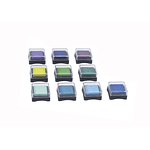 Heyda - Set 10 Mini Tampones de Tinta para Timbres - Tonos Agua