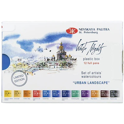 White Nights - Acuarelas 12 Colores - Tonos Urban Landscape