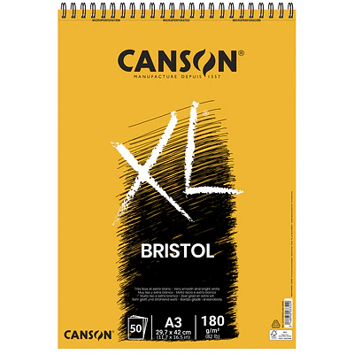 Canson - Block Bristol - A3 (29,7 X 42 cm) - 50 Hojas - 180 Gr