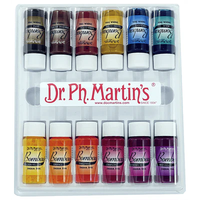 Dr. Ph. Martin's Bombay India Ink, 15ml - Set 2