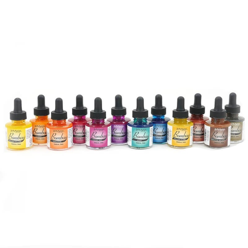 Dr. Ph. Martin's Bombay India Ink, 30ml - Set 2