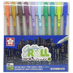Set Sakura Gelly Roll - 10 Lápices Tinta Gel "Earth Colors".