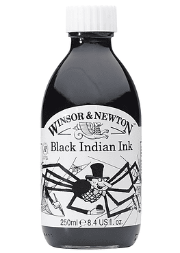 Winsor & Newton - Black Indian Ink (Tinta India) - 250ml
