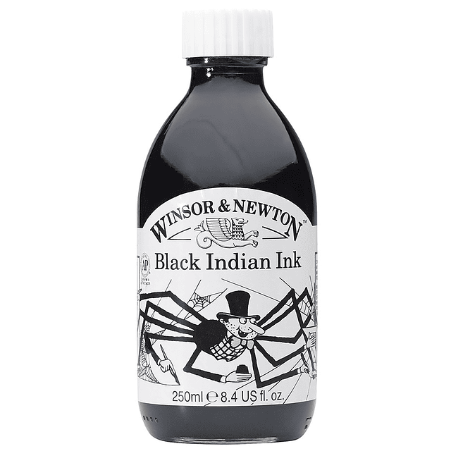 Winsor & Newton - Black Indian Ink (Tinta India) - 250ml
