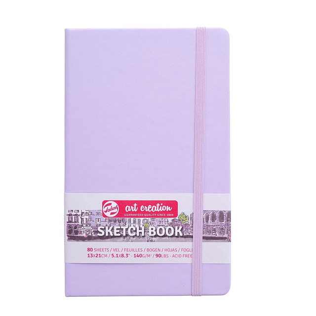 Sketch Book - Papel Crema 13x21 Cm - 140G - 80hj.