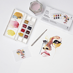 Winsor & Newton - Acuarela Cotman Set Retrato - 8 Colores