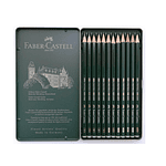 Set 12 Lápices Grafito Faber Castell 9000 - 5B-5H