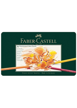 Faber Castell - 36 lápices de colores Polychromos