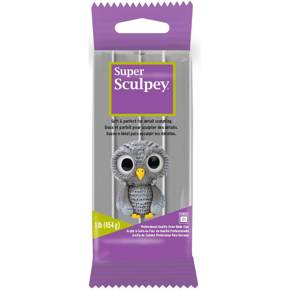 Super Sculpey - Gray - 454 Gr