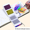 Acuarelas Colorsheets Set 16 Colores Primarios