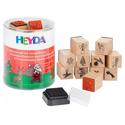 Heyda - 15 Timbres Motivacionales - Diseños Navideños