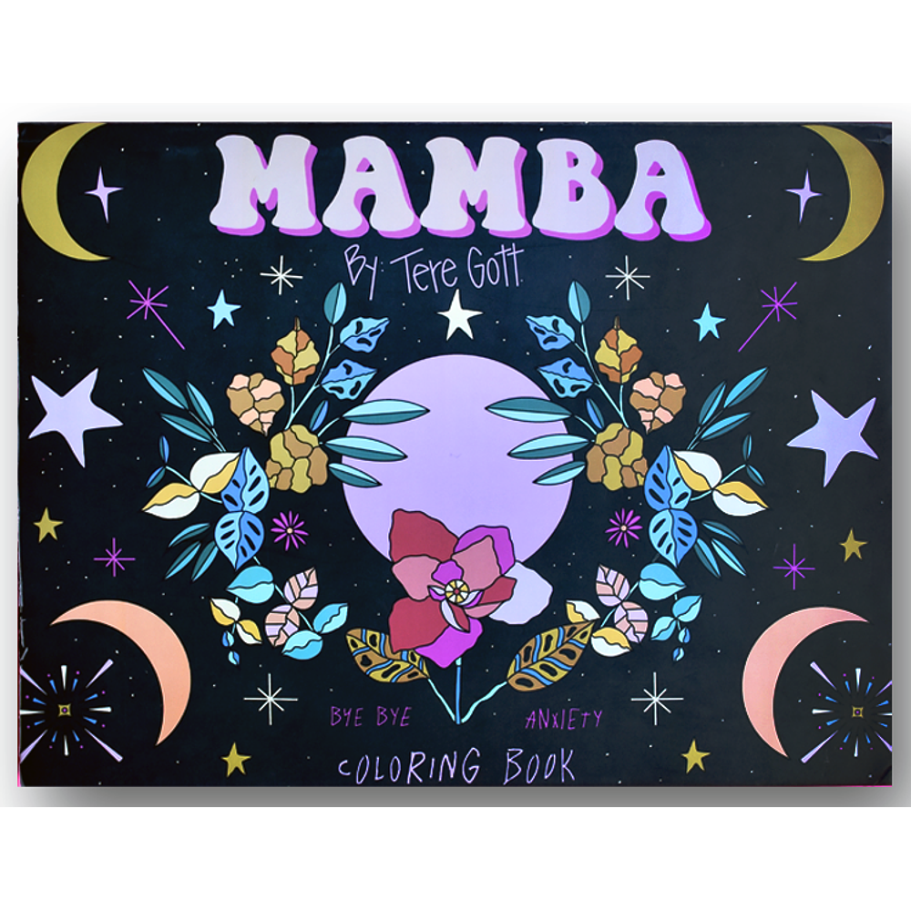 Tere Gott - Libro Coloring MAMBA - Papel 240 Gr - 32 x 23 CM