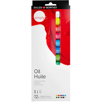 Daler and Rowney - Set Oleos en Tubos - 12 Colores - 12 ml