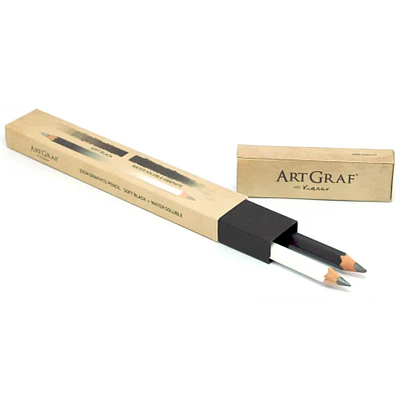2 Lápices Grafito Suave Y Acuarelable ArtGraf 