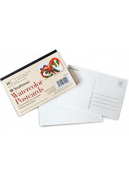 Tarjetas Postales de Acuarela 300gr - 10,2x15,2cm - 15 Hojas