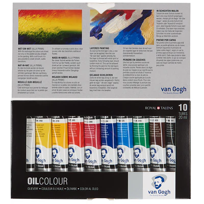 Van Gogh - Set Óleos de 10 Colores - 20 ML