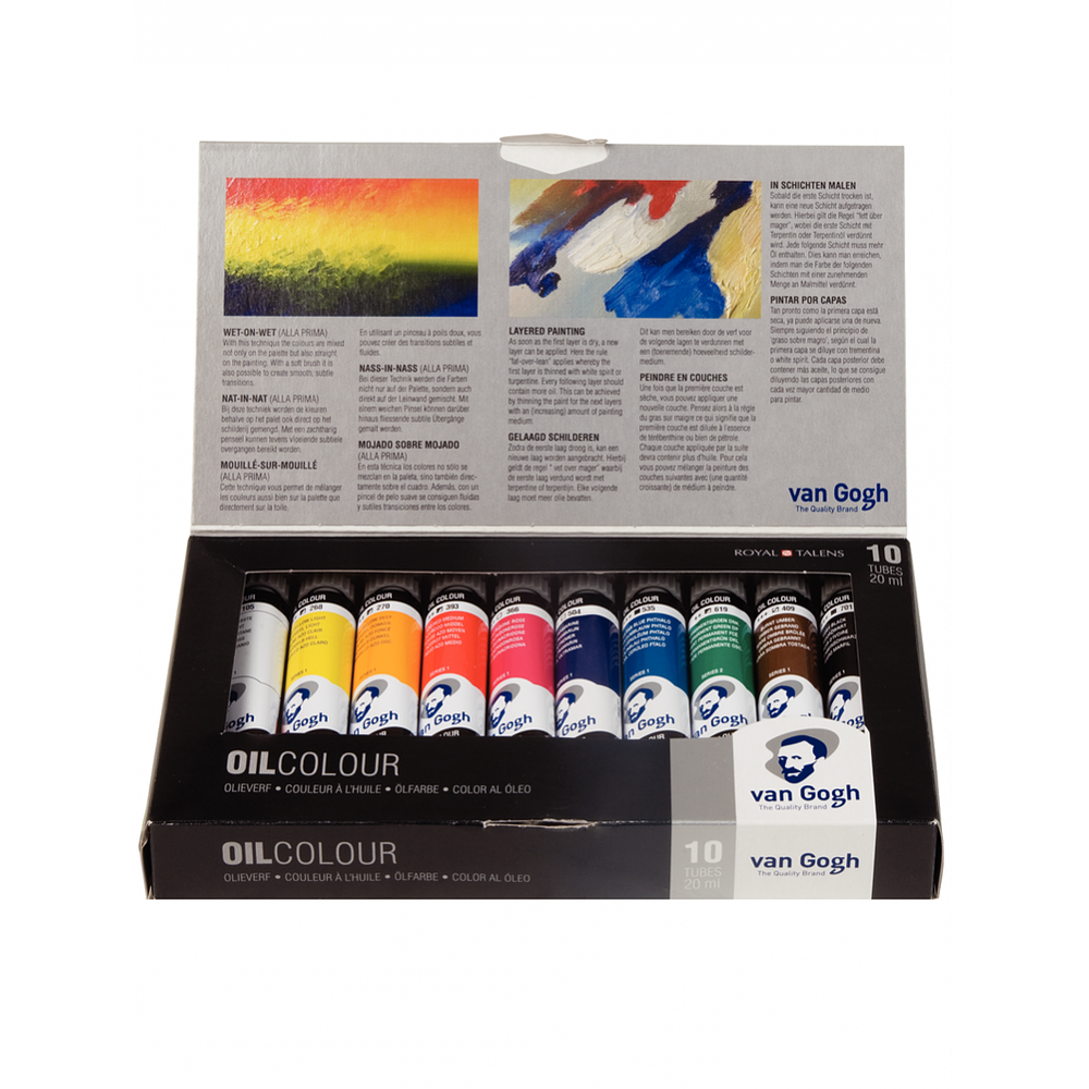 Óleo Van Gogh - Estuche 10 Colores - 20ml