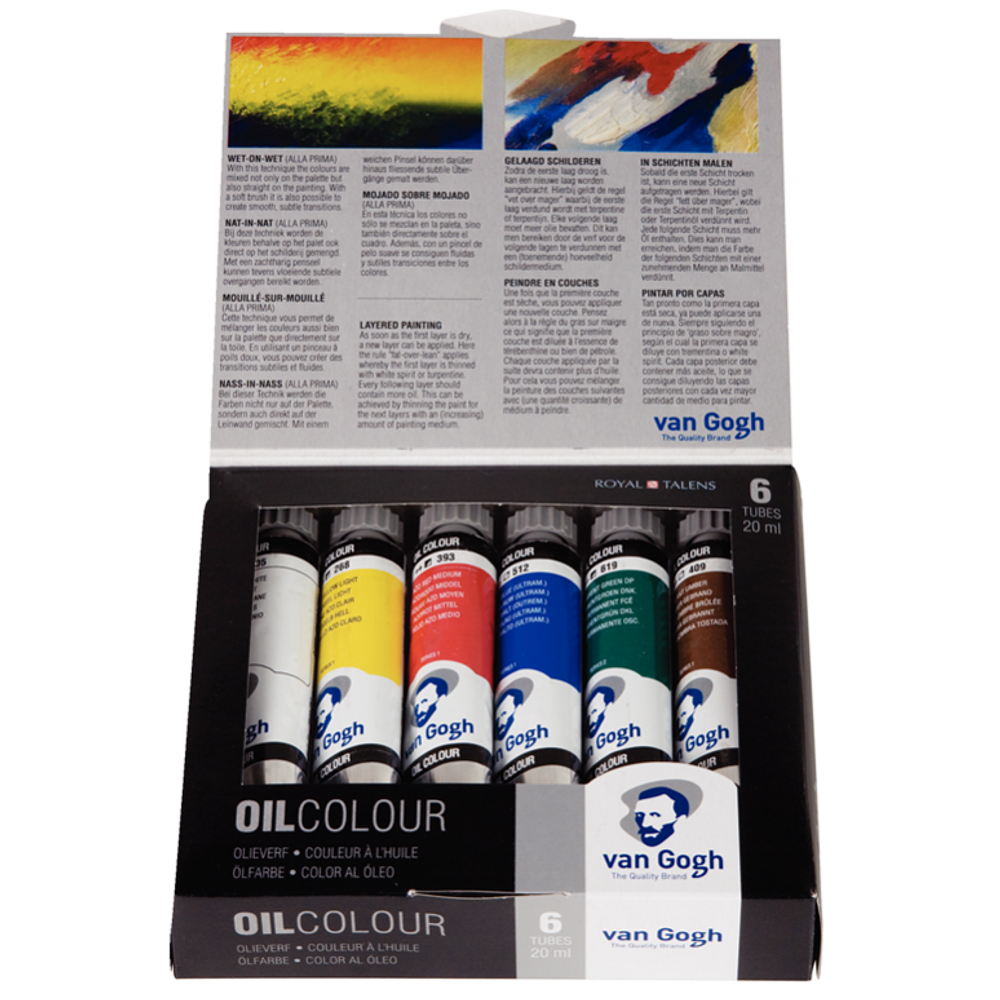 Óleo Van Gogh - Estuche 6 Colores - 20ml