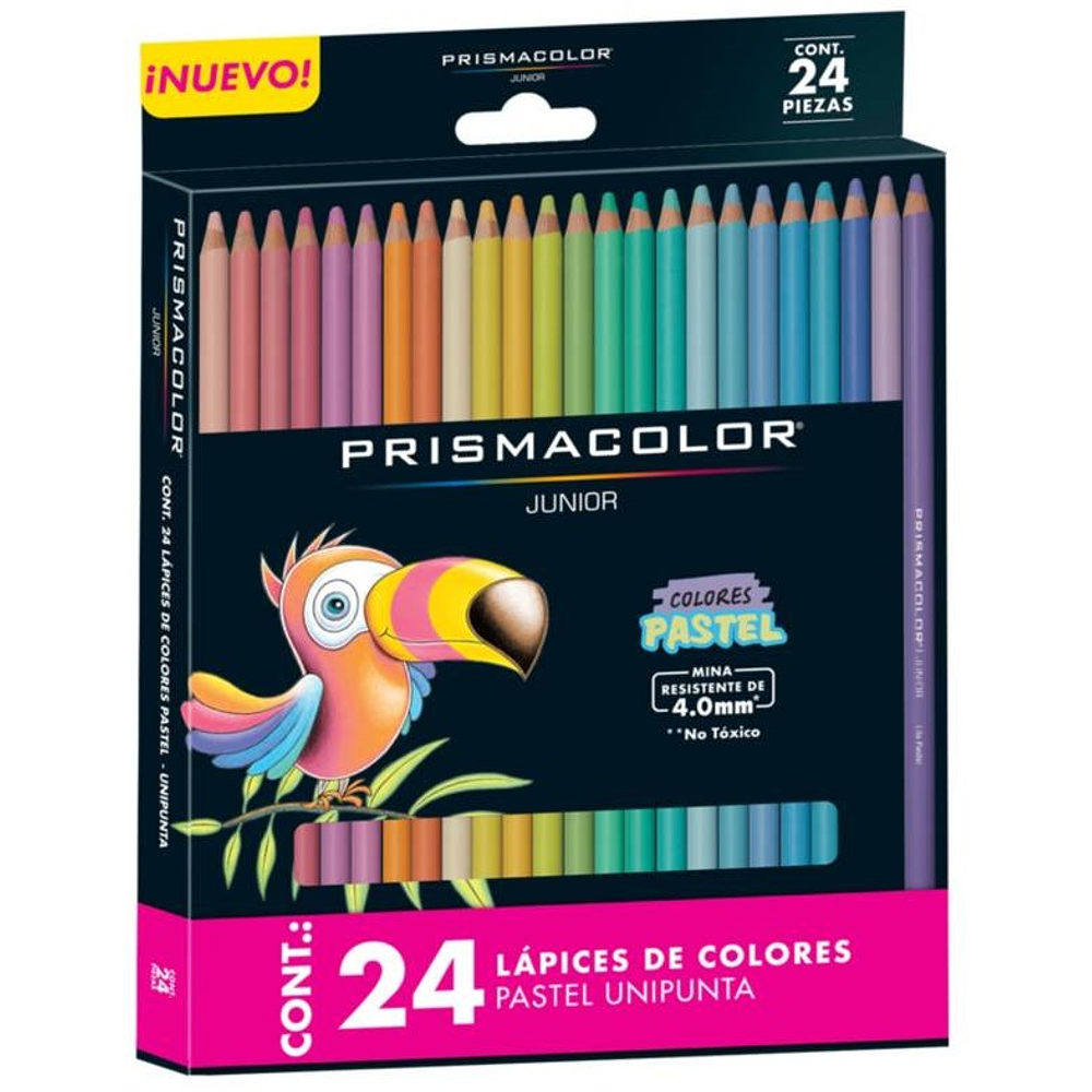 Prismacolor Junior - Set 24 Lápices de Colores - Tonos Pasteles