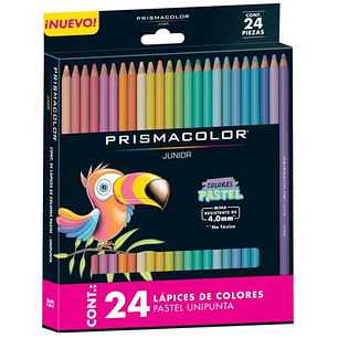 Prismacolor Junior - Set 24 Lápices de Colores - Tonos Pasteles