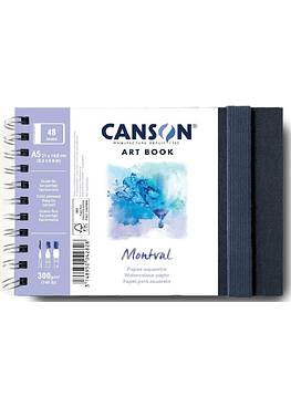 Canson Art Book Montval - Acuarela - A5 - 24 Hojas 300 Gr