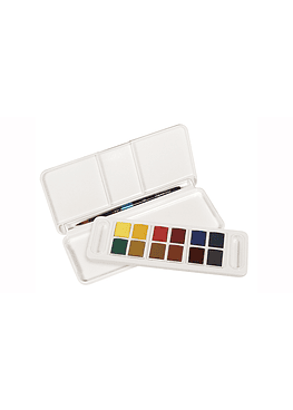 Set Daler Rowney Aquafine Travel -  12 Colores con Pincel