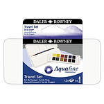 Set Daler Rowney Aquafine Travel -  12 Colores con Pincel