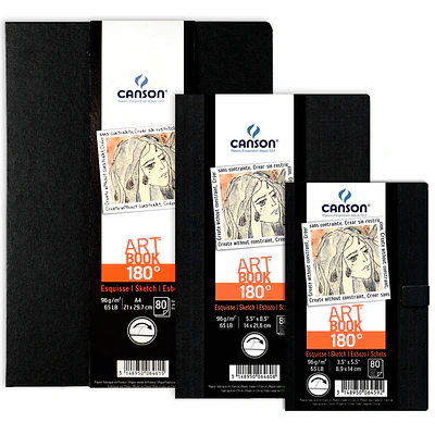 Canson - Art Book 180° - 96 Gr - 3 Tamaños Disponibles
