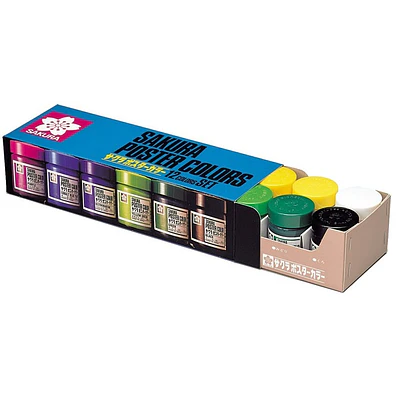 Sakura - Tempera Profesional Poster Color - 30ml - 12 colores