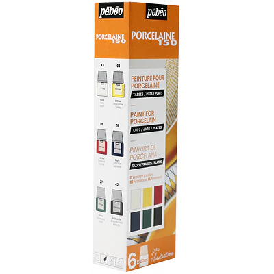 Pebeo - Porcelaine 150 - Set Iniciación 1 - 6 Un - 20 Ml 