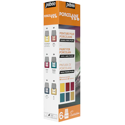 Pebeo - Porcelaine 150 - Set Iniciación 2 - 6 Un - 20 Ml 