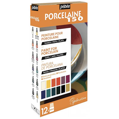 Pebeo - Porcelaine 150 - Set Iniciación 1 - 12 Un - 20 Ml 