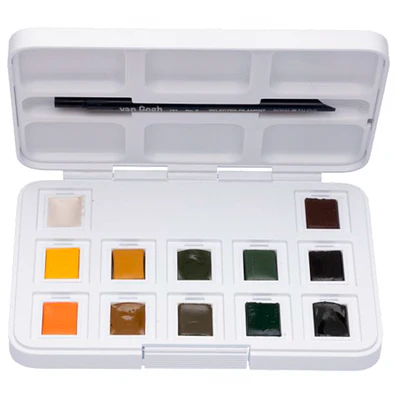 Van Gogh - Acuarela en Pastillas - 12 Colores Naturales
