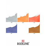 Acuarela Líquida Ecoline Con Gotero - Set 5 Colores Adicionales