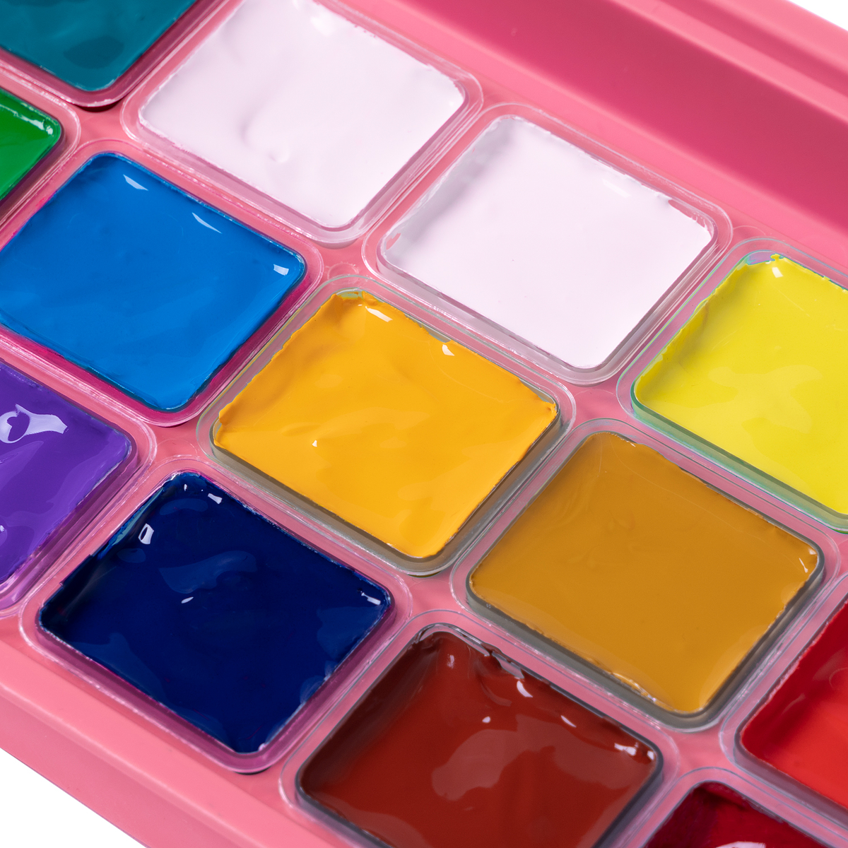 🖼🚆🇲🇽 COMPRAS DM 🛎 ➡️ SET HIMI GOUACHE 18 COLORES METÁLICOS - 18  Jelly's de 30 ml c/u - Set disponible en color Amarillo - Colores:…