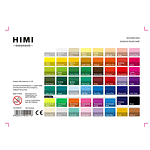 Himi Gouache Jelly Cup - 56 Colores + 30 ML - Negro
