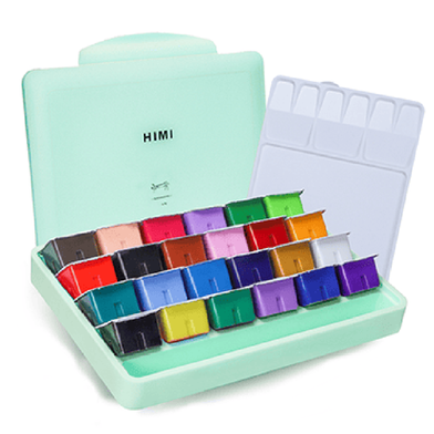 Himi Gouache Jelly Cup - 24 Colores - 30 ML - Naranja