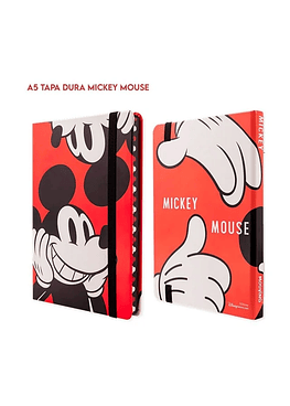 Cuaderno Mooving - Hojas Lineales - Tapa Dura - 96 Hjs - Mickey Mouse