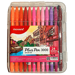 Marcadores Monami Plus Pen 3000 - 48 Colores