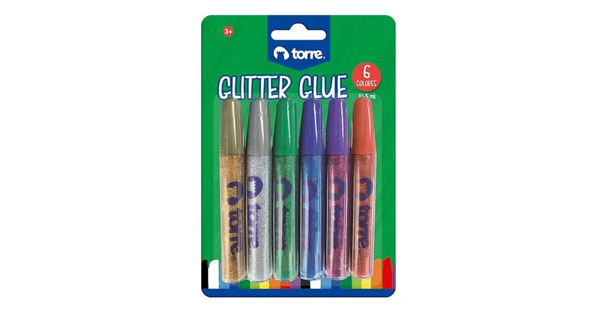 Torre - Glitter Glue 6 Col